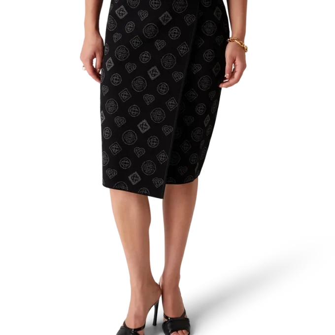 Monogram Jacquard Skirt