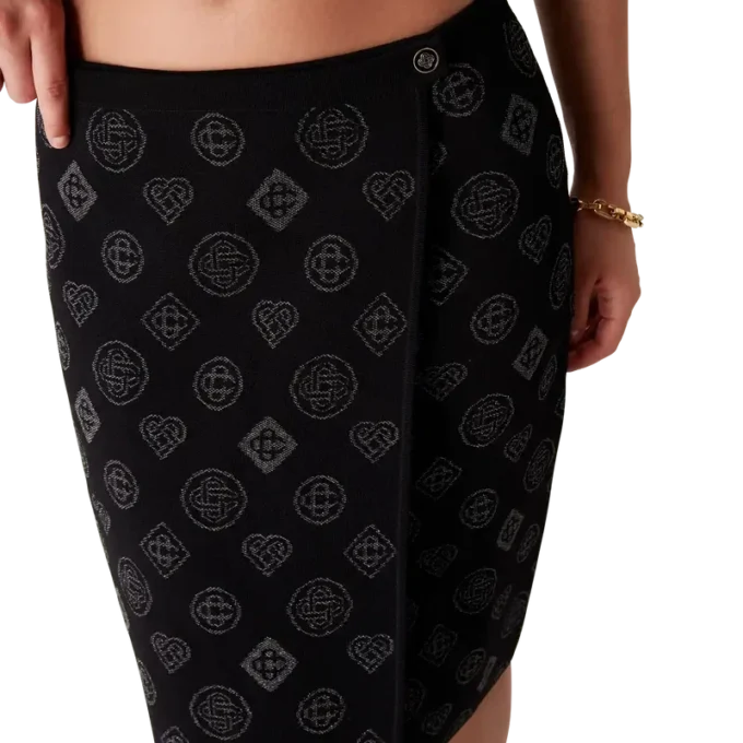 Monogram Jacquard Skirt