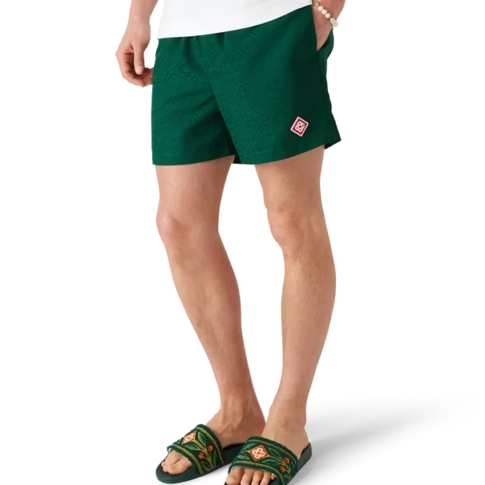 Monogram Jacquard Swim Shorts Monogram Jacquard Swim Shorts