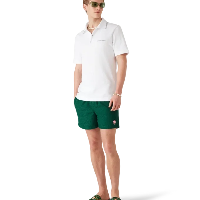 Monogram Jacquard Swim Shorts Monogram Jacquard Swim Shorts