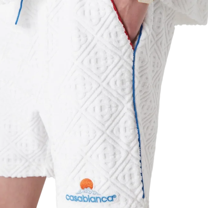 Monogram Jacquard Towelling Shorts Monogram Jacquard Towelling Shorts