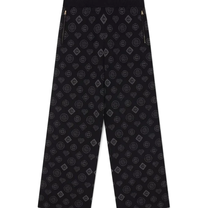 Monogram Jacquard Trousers