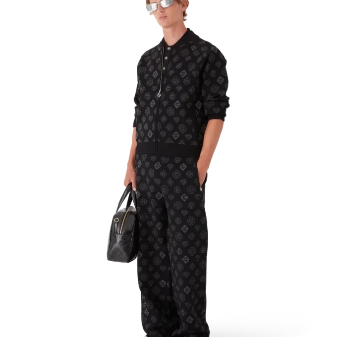 Monogram Jacquard Trousers