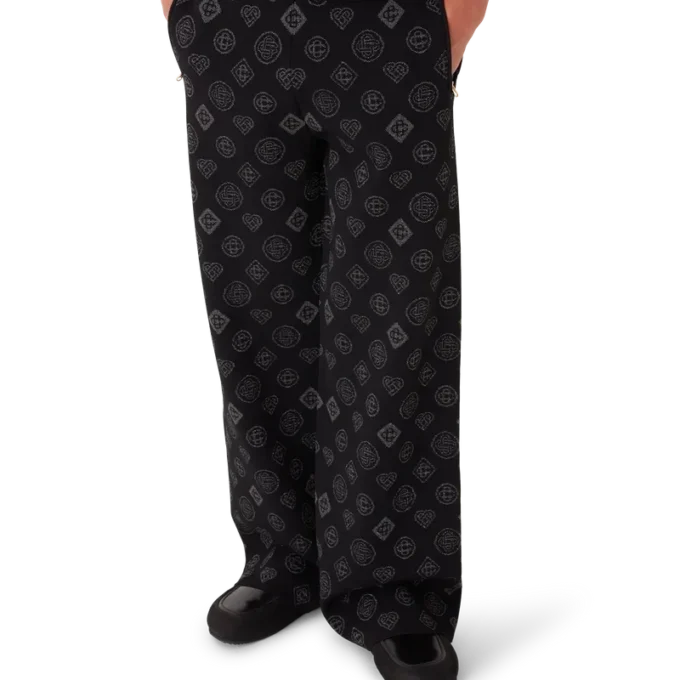 Monogram Jacquard Trousers
