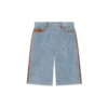 Monogram Jean Shorts Monogram Jean Shorts
