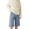 Monogram Jean Shorts Monogram Jean Shorts