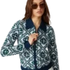 Monogram Knit Zip Jumper Monogram Knit Zip Jumper