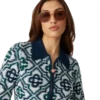 Monogram Knit Zip Jumper Monogram Knit Zip Jumper