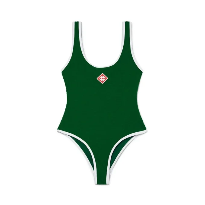 Monogram One Piece Swimsuit