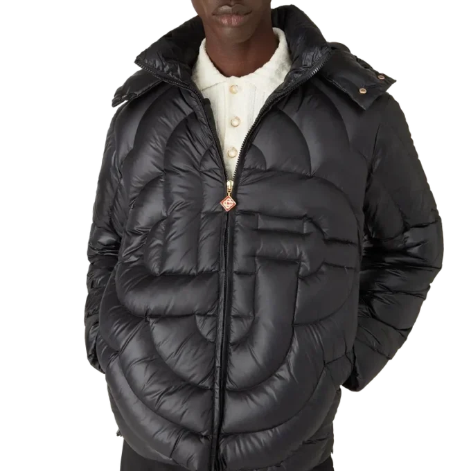 Monogram Quilted Nylon Puffer Jacket Monogram Quilted Nylon Puffer Jacket