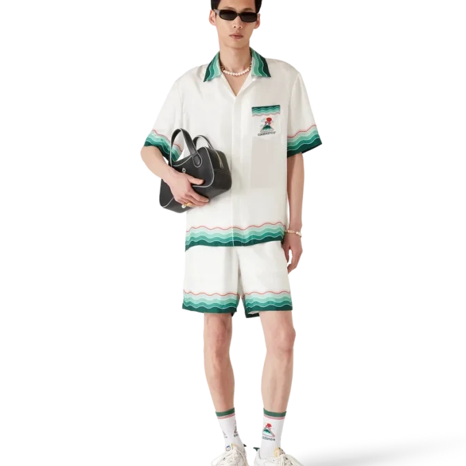 Montagne Ondulee Silk Shorts Montagne Ondulee Silk Shorts
