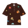 Motif Crochet Polo Shirt Motif Crochet Polo Shirt