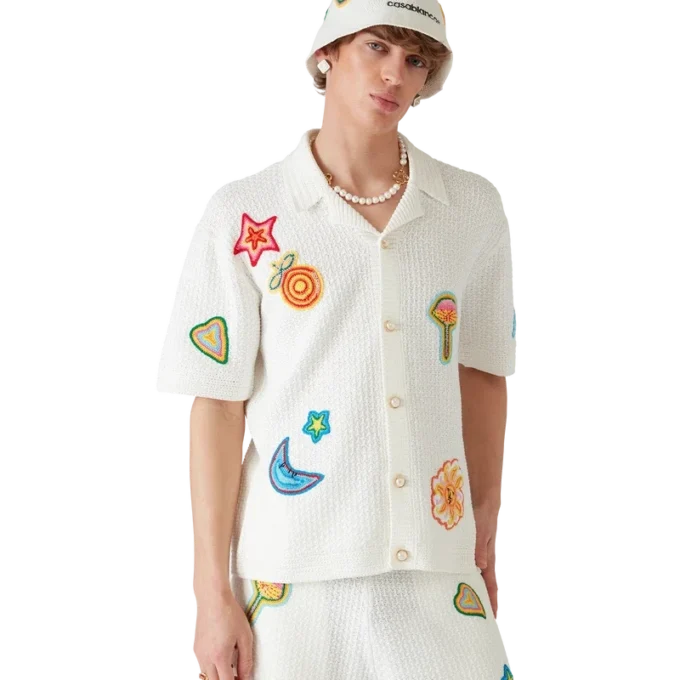 Motif Crochet Shirt Motif Crochet Shirt