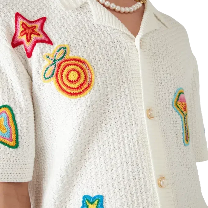 Motif Crochet Shirt Motif Crochet Shirt