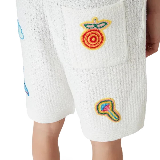 Motif Crochet Shorts