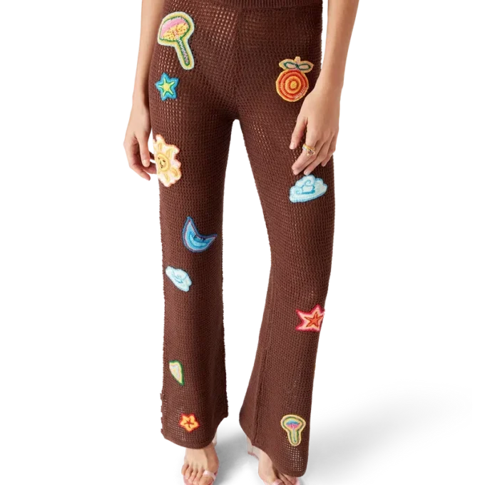 Motif Crochet Trousers Motif Crochet Trousers