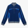 Navy Cyber Tricot Track Jacket Navy Cyber Tricot Track Jacket