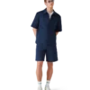 Navy Monogram Shorts