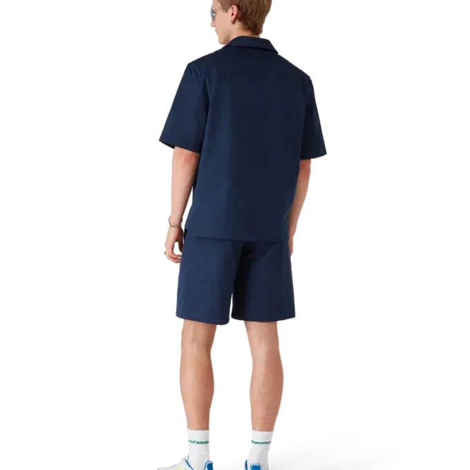 Navy Monogram Shorts