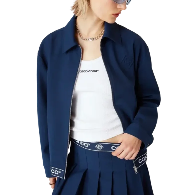 Navy Wool Suit Jacket