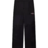 Nylon and Satin Mountain Camo Cargo Trousers