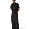 Nylon Jacquard Cargo Trousers
