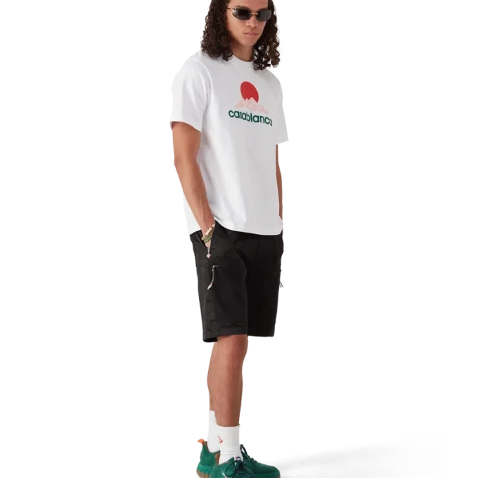 Nylon Mountain Camo Cargo Shorts