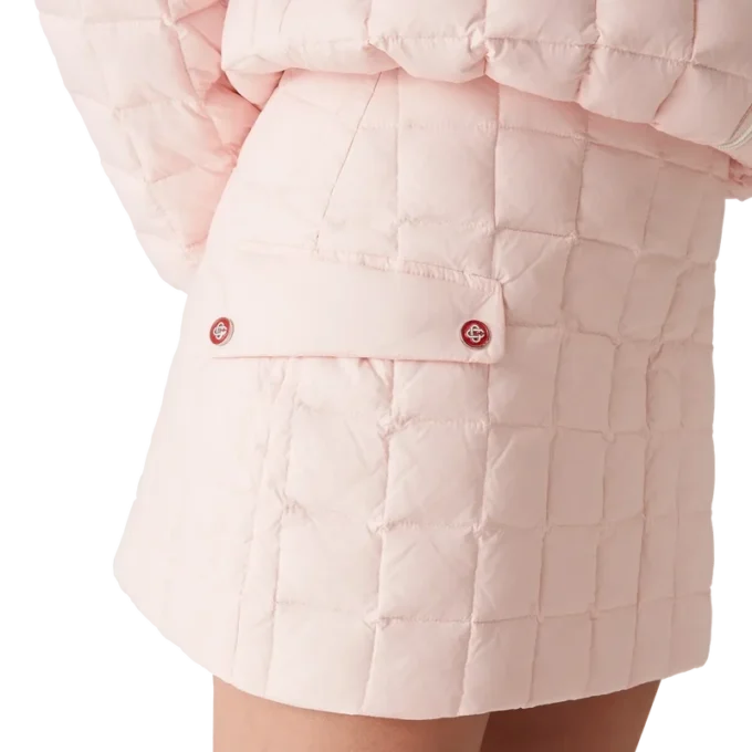 Nylon Quilted Mini Skirt Nylon Quilted Mini Skirt