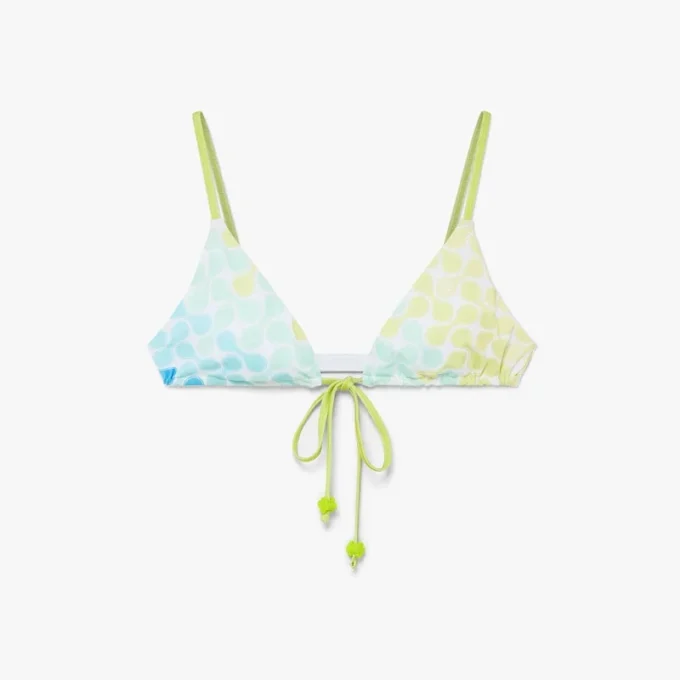 Optic Drop String Beaded Bikini Top Optic Drop String Beaded Bikini Top