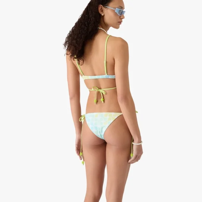 Optic Drop String Beaded Bikini Top Optic Drop String Beaded Bikini Top