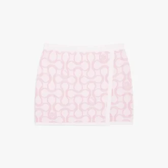 Optic Drop Wrap Mini Skirt
