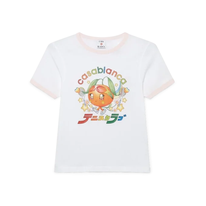 Orange Mascot Ringer Short Sleeve T-Shirt Orange Mascot Ringer Short Sleeve T-Shirt