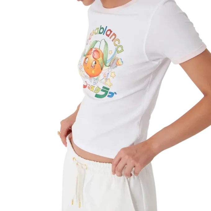 Orange Mascot Ringer Short Sleeve T-Shirt Orange Mascot Ringer Short Sleeve T-Shirt