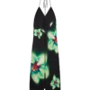 Orchid Glitch Silk Dress