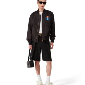 Organza Gradient Bomber Jacket Organza Gradient Bomber Jacket