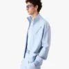 Pale Blue Jacquard Zip Jacket