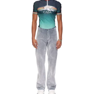 Peach Texture Jeans