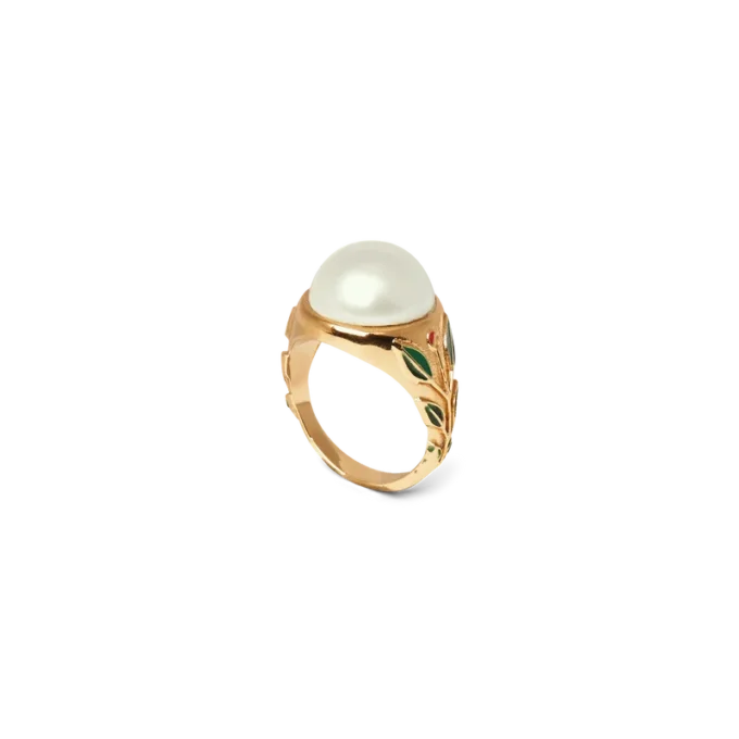 Pearl Signet Ring Pearl Signet Ring