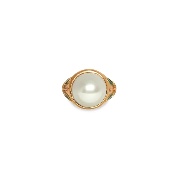 Pearl Signet Ring Pearl Signet Ring
