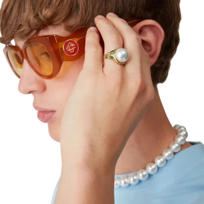 Pearl Signet Ring Pearl Signet Ring