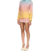Ping Pong Gradient Silk Shirt