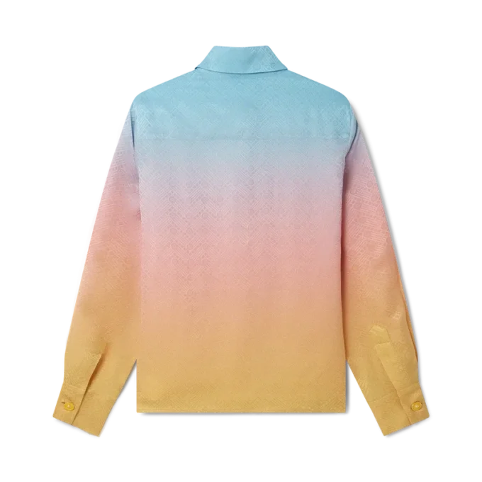 Ping Pong Gradient Silk Shirt