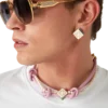 Pink Knotted Necklace