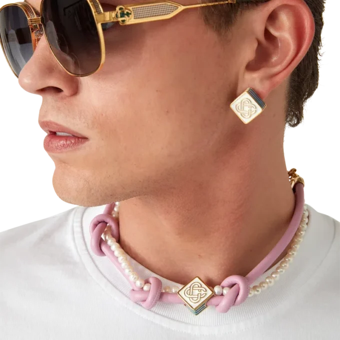 Pink Knotted Necklace