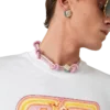 Pink Knotted Necklace
