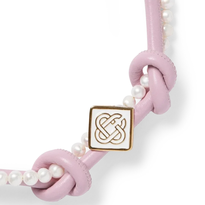 Pink Knotted Necklace