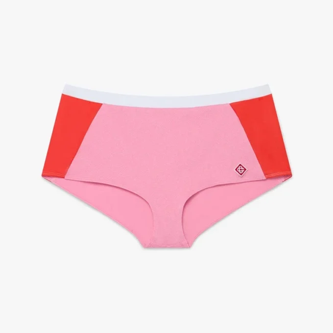 Pink Monogram Bikini Shorts