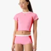 Pink Monogram Bikini Shorts