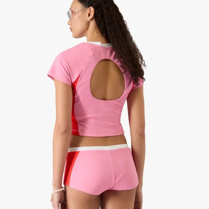 Pink Monogram Bikini Shorts