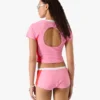 Pink Monogram Short Sleeve Rash Top